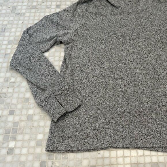 Z by Zella Girls Heathered Gray Hoodie Sweater - Picture 6 of 7